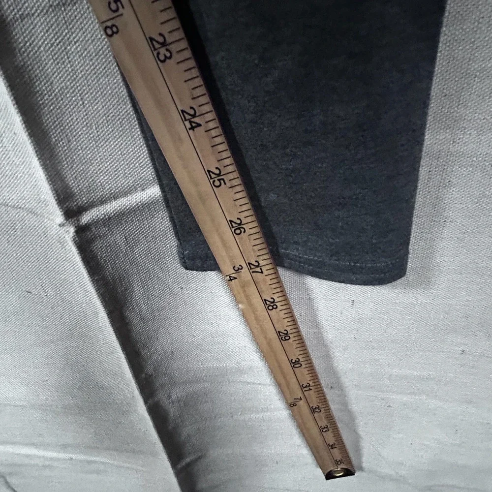 NWT Aerie Chill Play Move Leggings Womens Medium Dark Heather‎ Gray Cotton Blend
